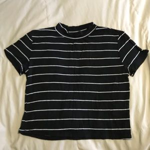 Forever 21 Striped Crop Top